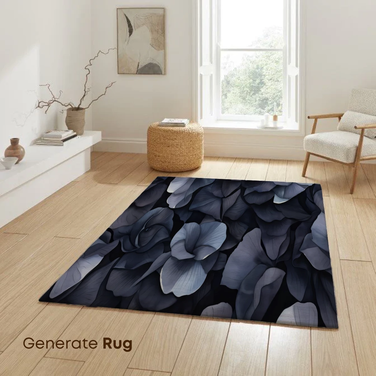 Ethereal Midnight Roses: A Monochromatic Floral Symphony - Image 6