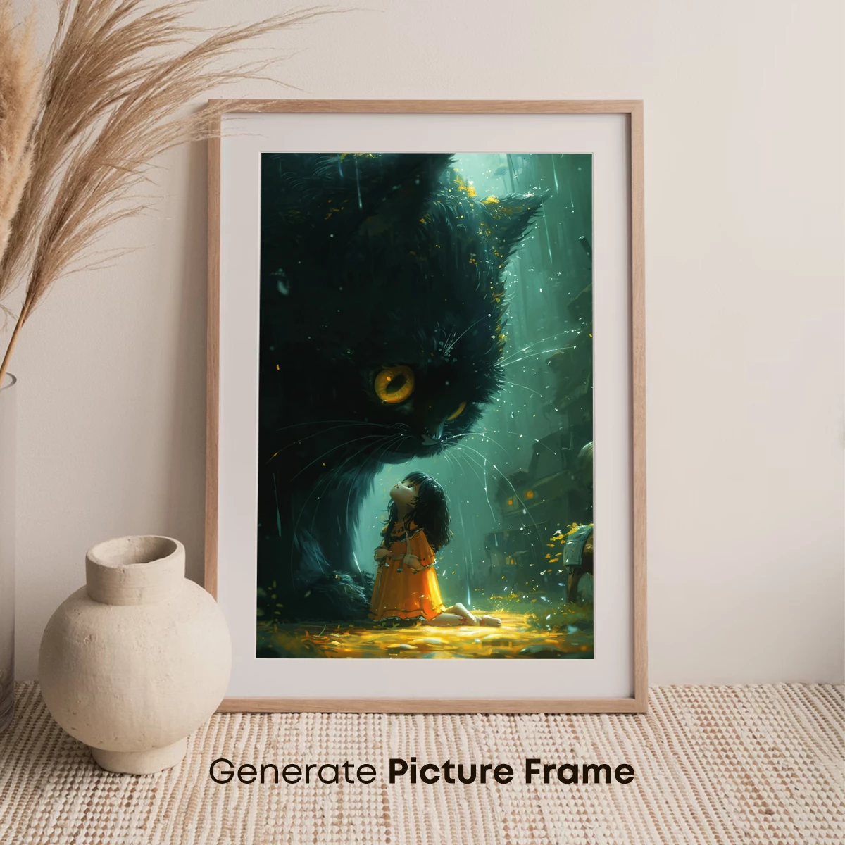 Giant Cat and Child: A Surreal Encounter - Image 7