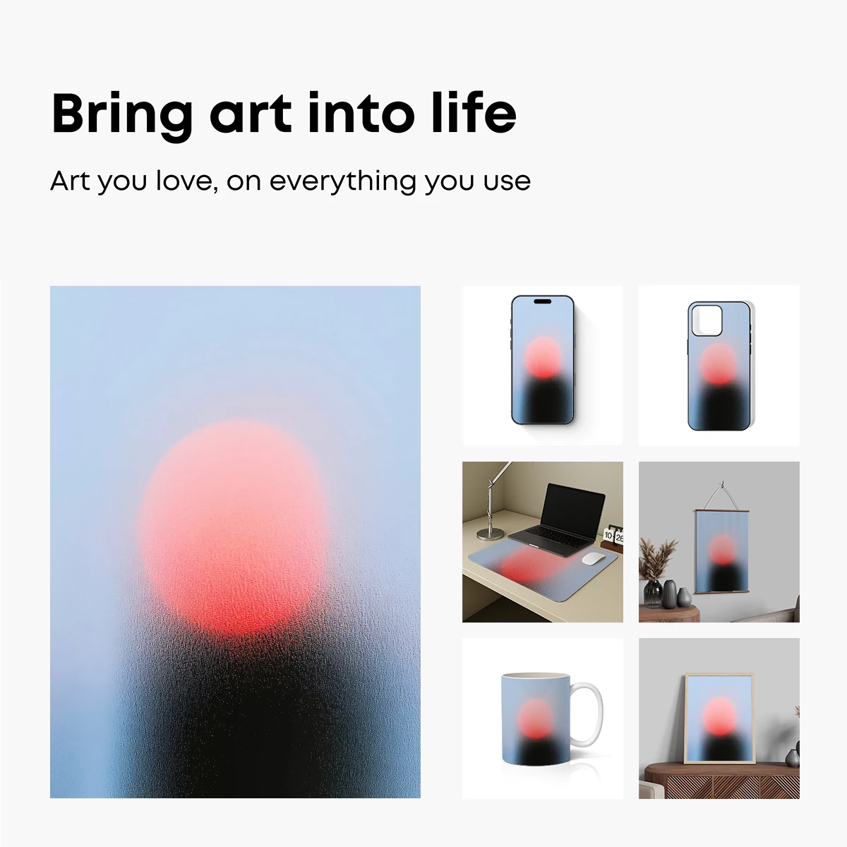 Frosted Sunset Silhouette - Image 2