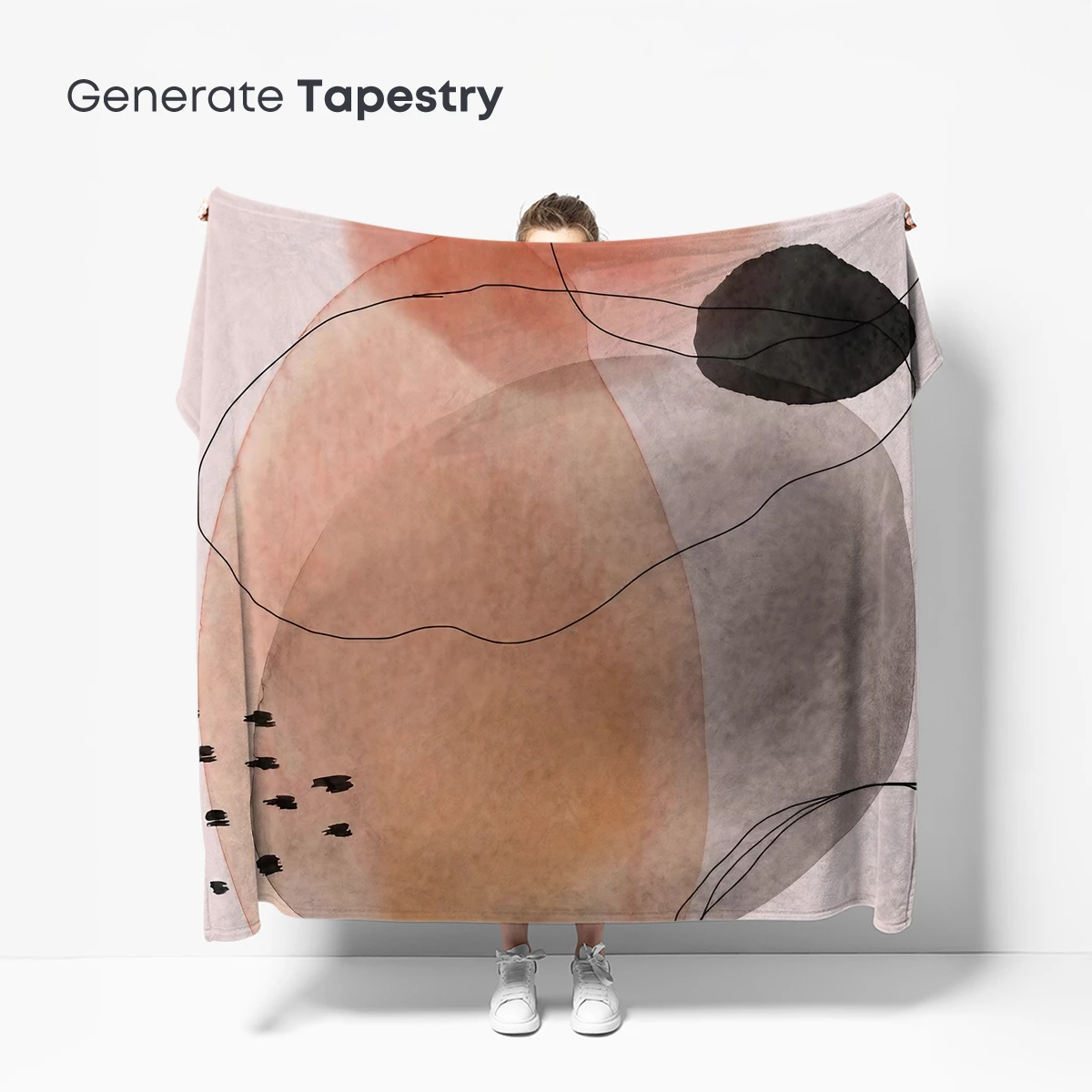 Abstract Fusion: Ink Blots and Curves - Image 5