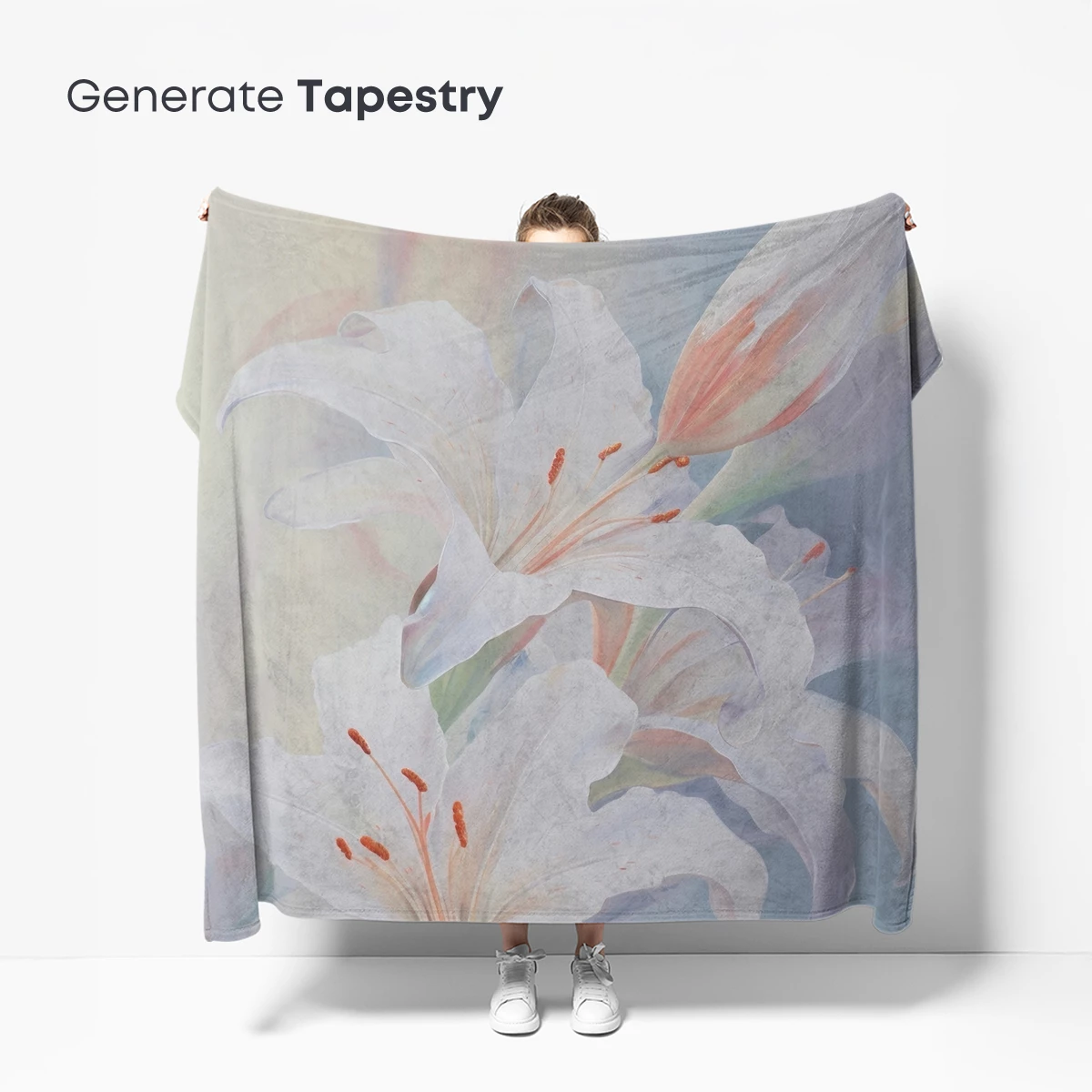 Ethereal Lilies: Soft Blooms in Pastel Harmony - Image 5