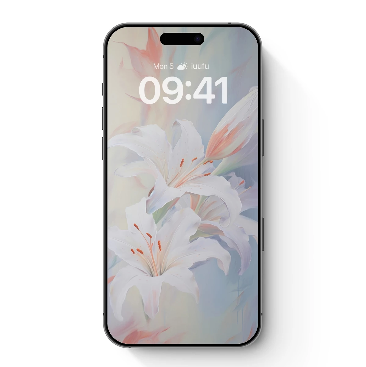 Ethereal Lilies: Soft Blooms in Pastel Harmony