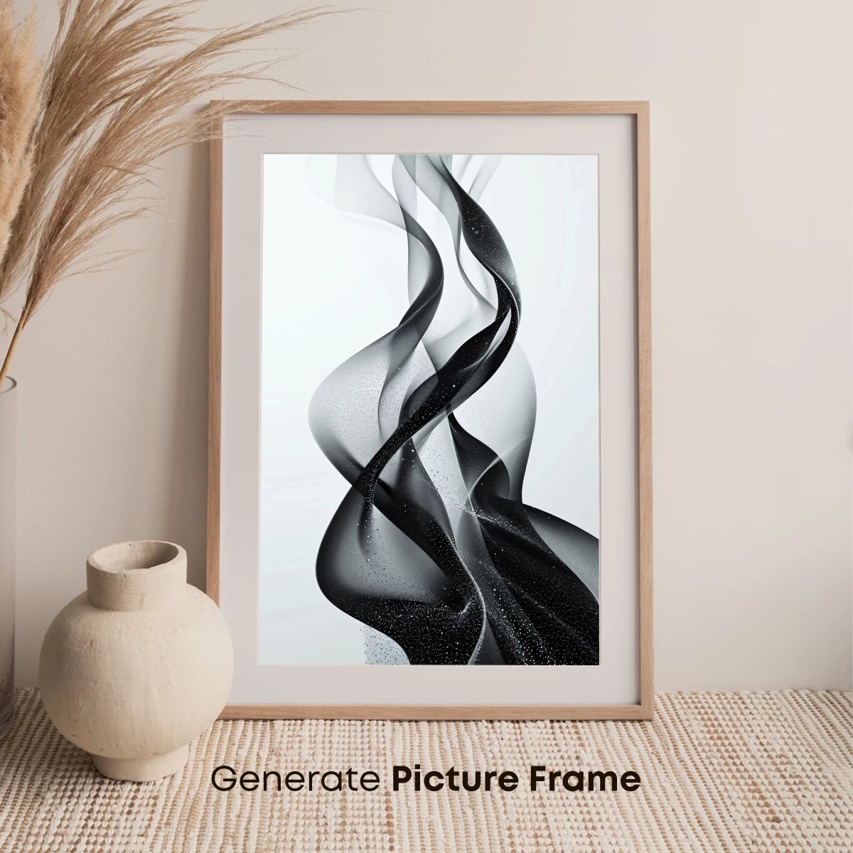 Ethereal Smoke Waves: A Dance of Light and Shadow - Image 7