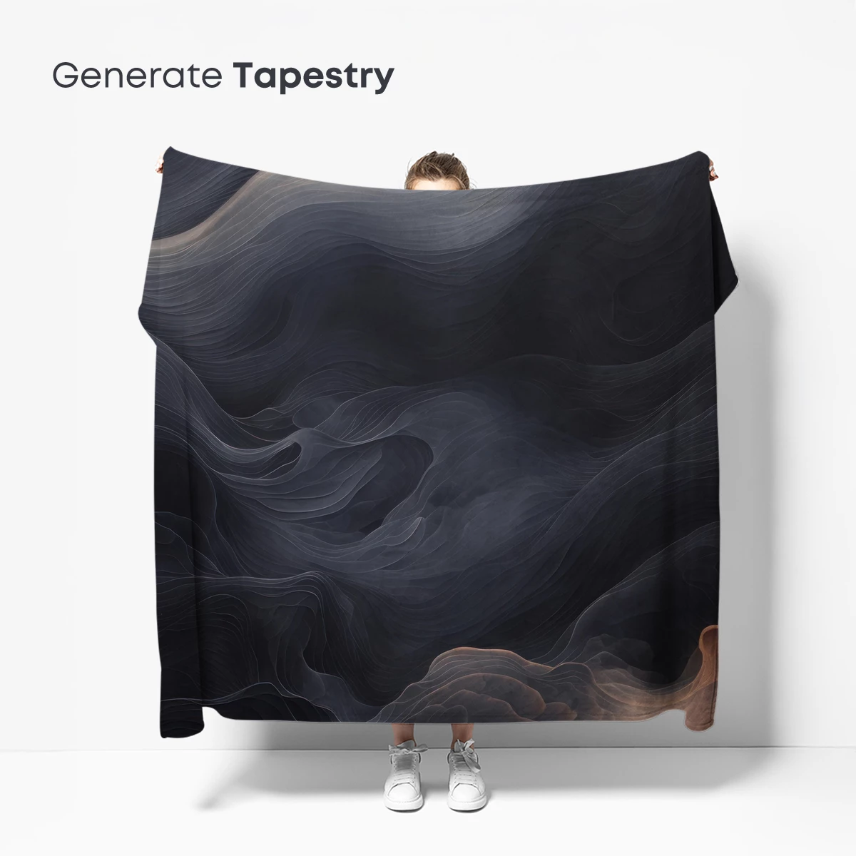 Ethereal Whispers: Abstract Flow in Monochrome - Image 5