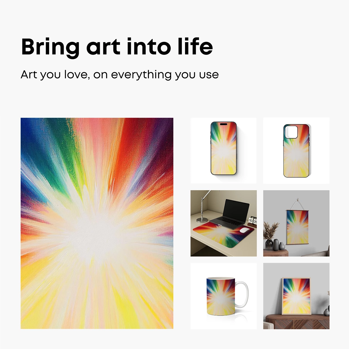 Radiant Spectrum Burst: A Symphony of Light and Color - Image 2