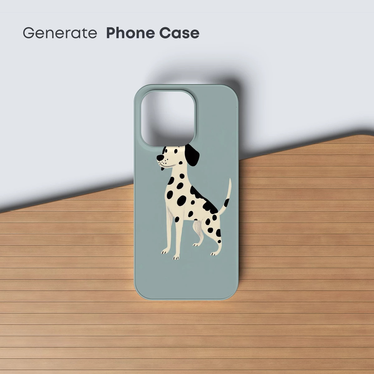 Dalmatian Elegance: Spotted Charm in Minimalist Art - Image 3