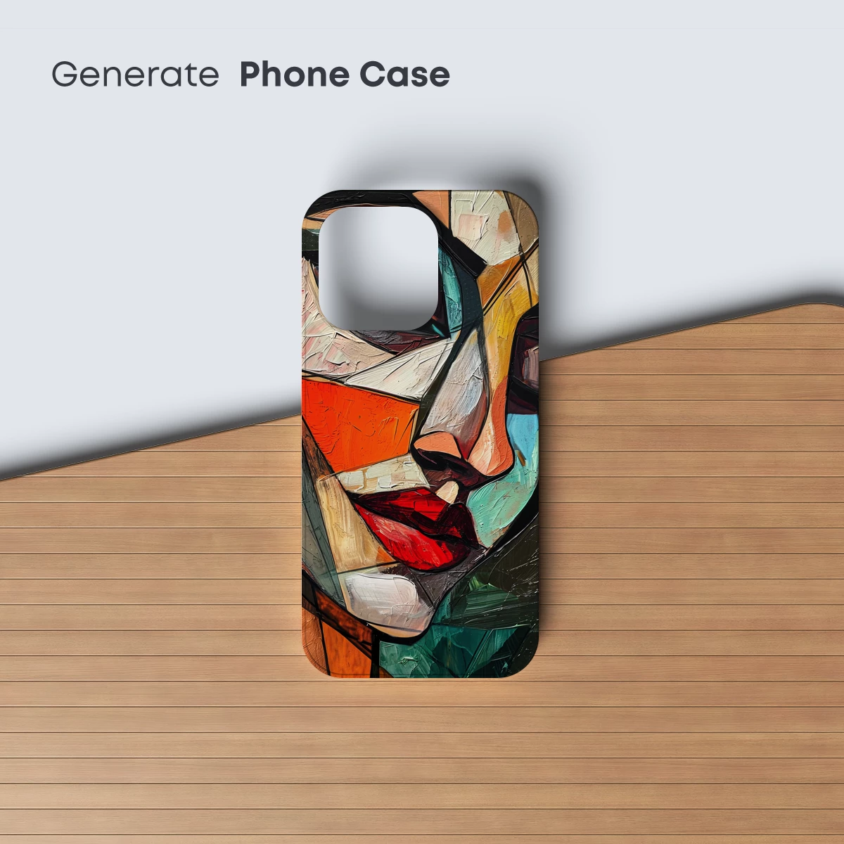 Cubist Face Symphony: Bold Colors and Geometric Emotion - Image 3