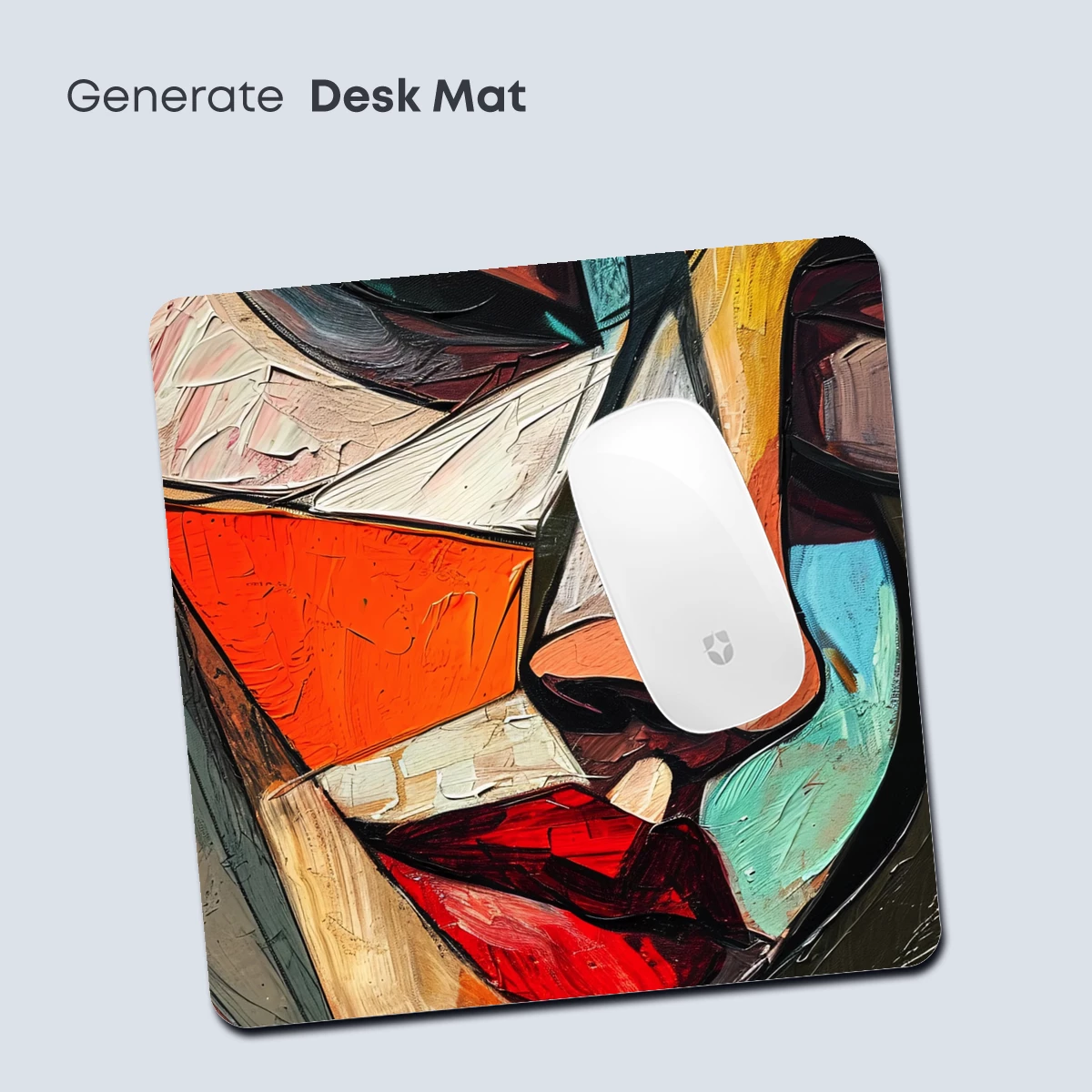 Cubist Face Symphony: Bold Colors and Geometric Emotion - Image 4