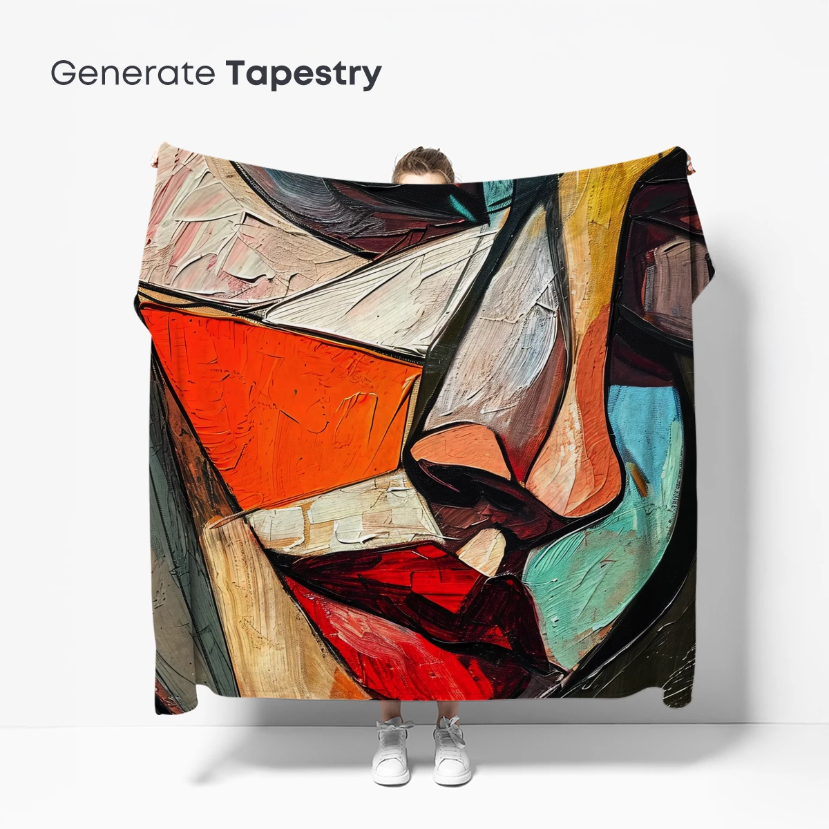 Cubist Face Symphony: Bold Colors and Geometric Emotion - Image 5