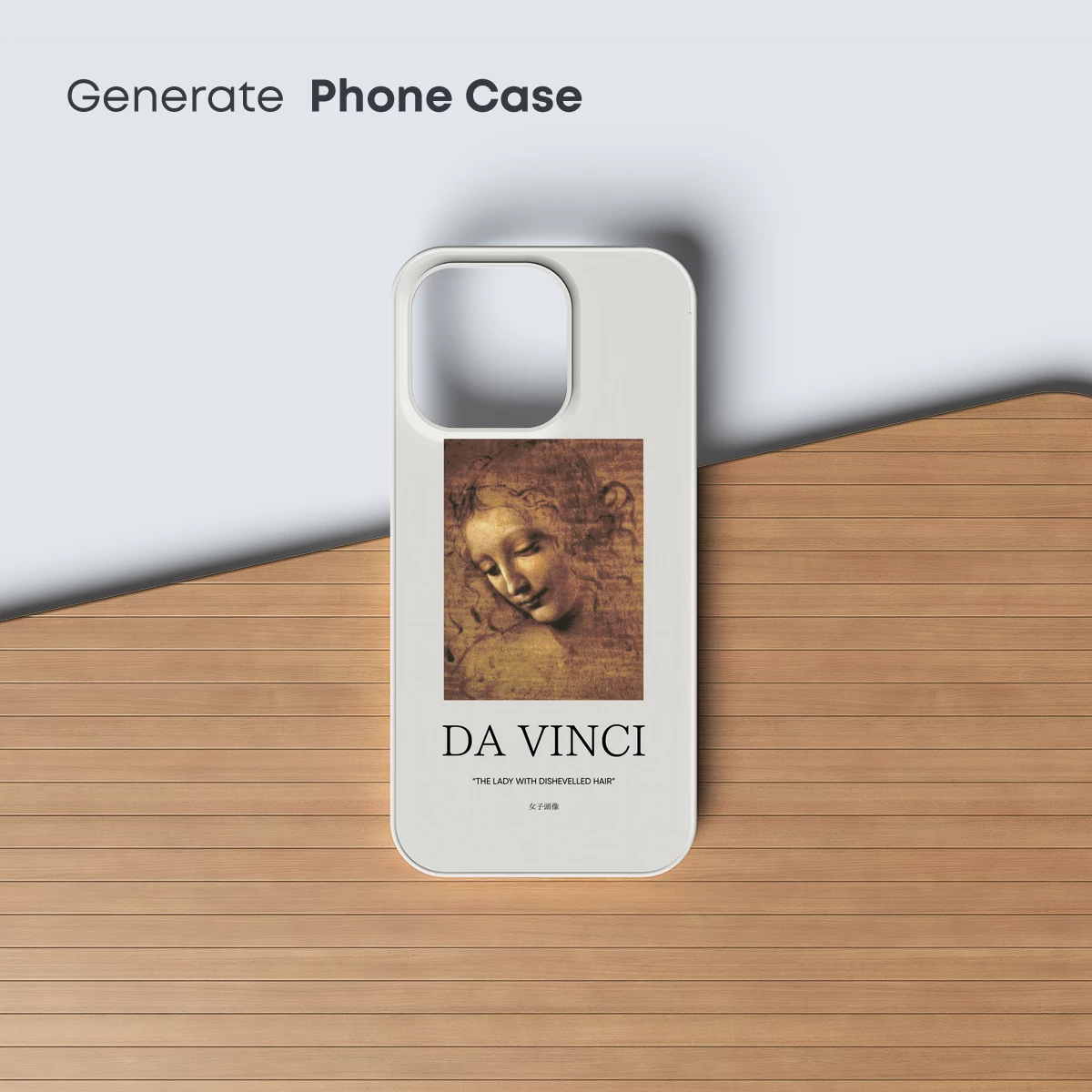 Da Vinci's Disheveled Lady: Renaissance Elegance - Image 3