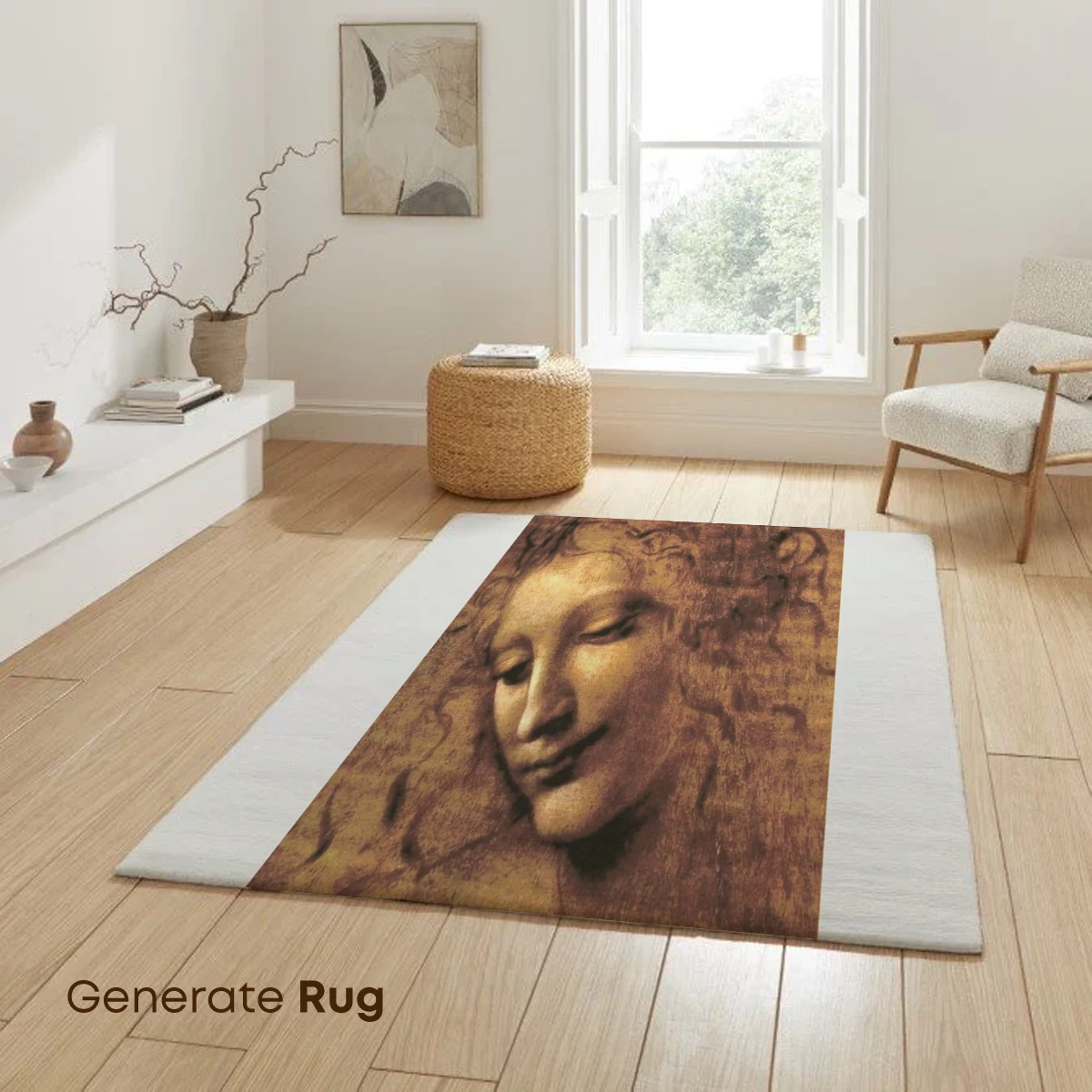 Da Vinci's Disheveled Lady: Renaissance Elegance - Image 6
