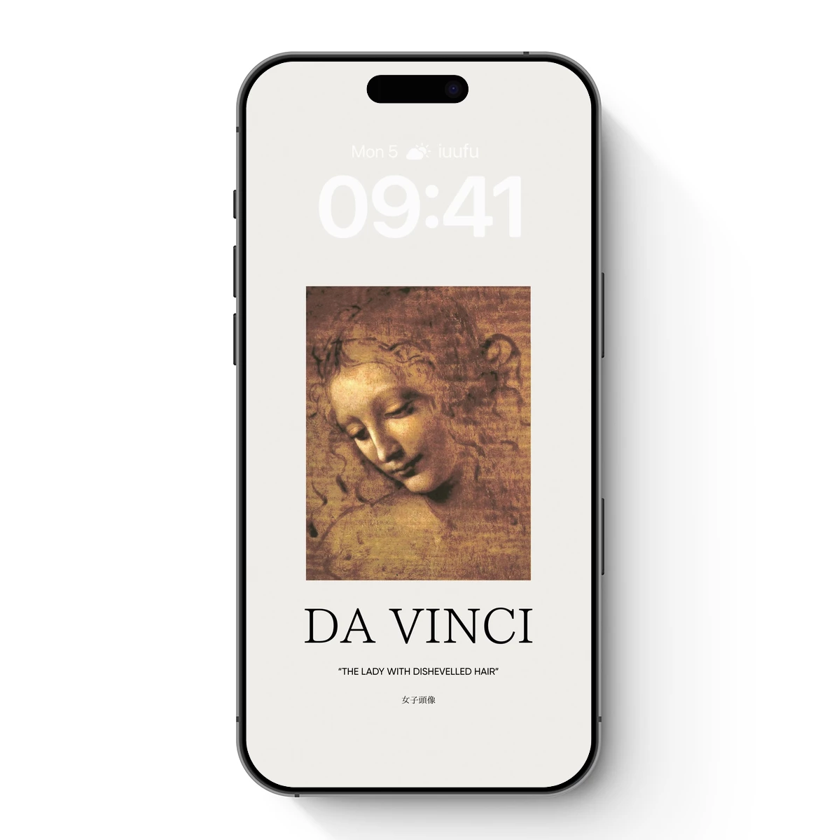 Da Vinci's Disheveled Lady: Renaissance Elegance
