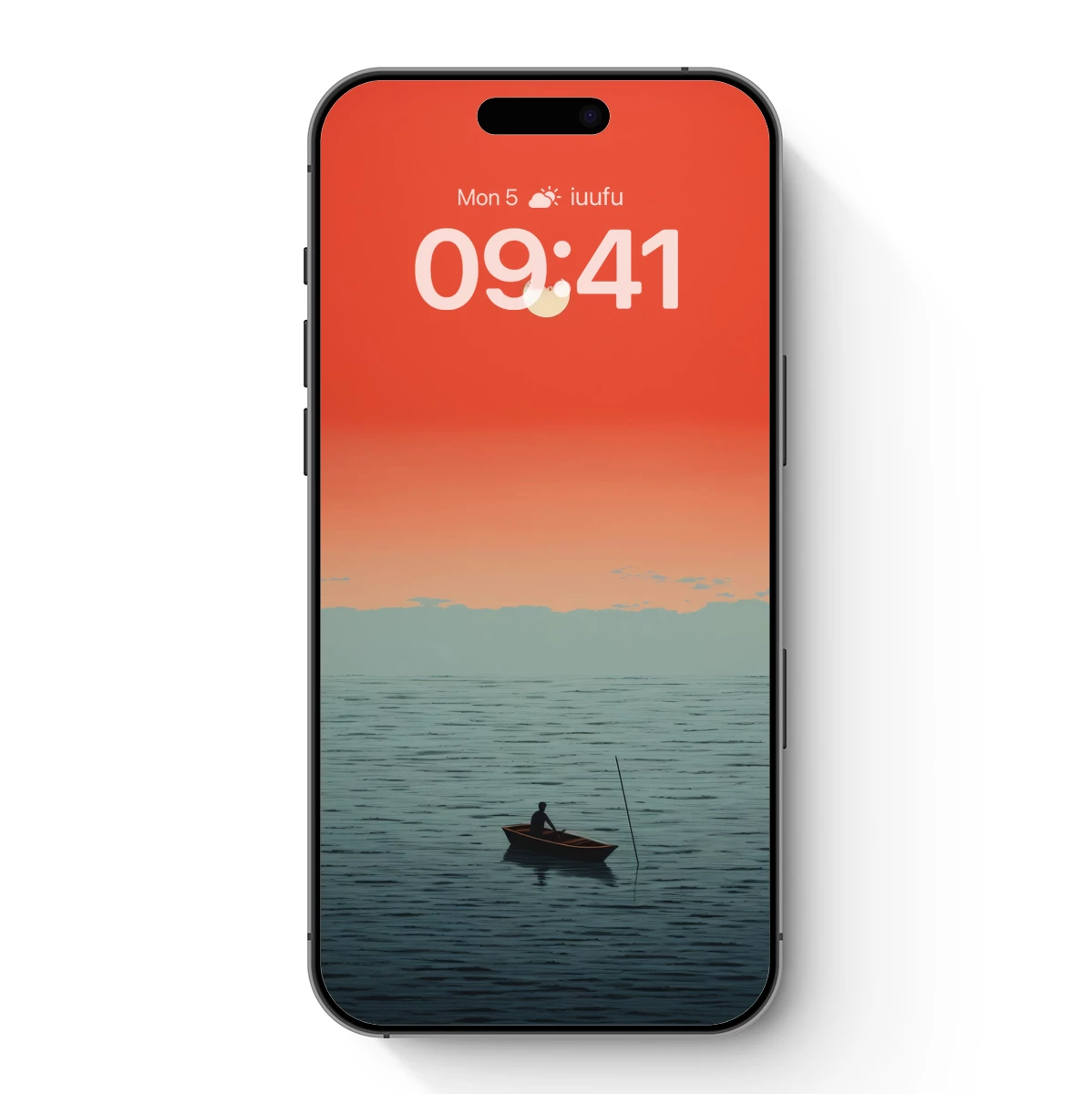 Eclipse Solitude: Serene Sea Sunset