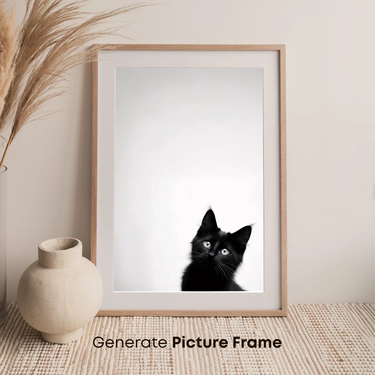 Curious Black Kitten Peeking Over Edge - Image 7