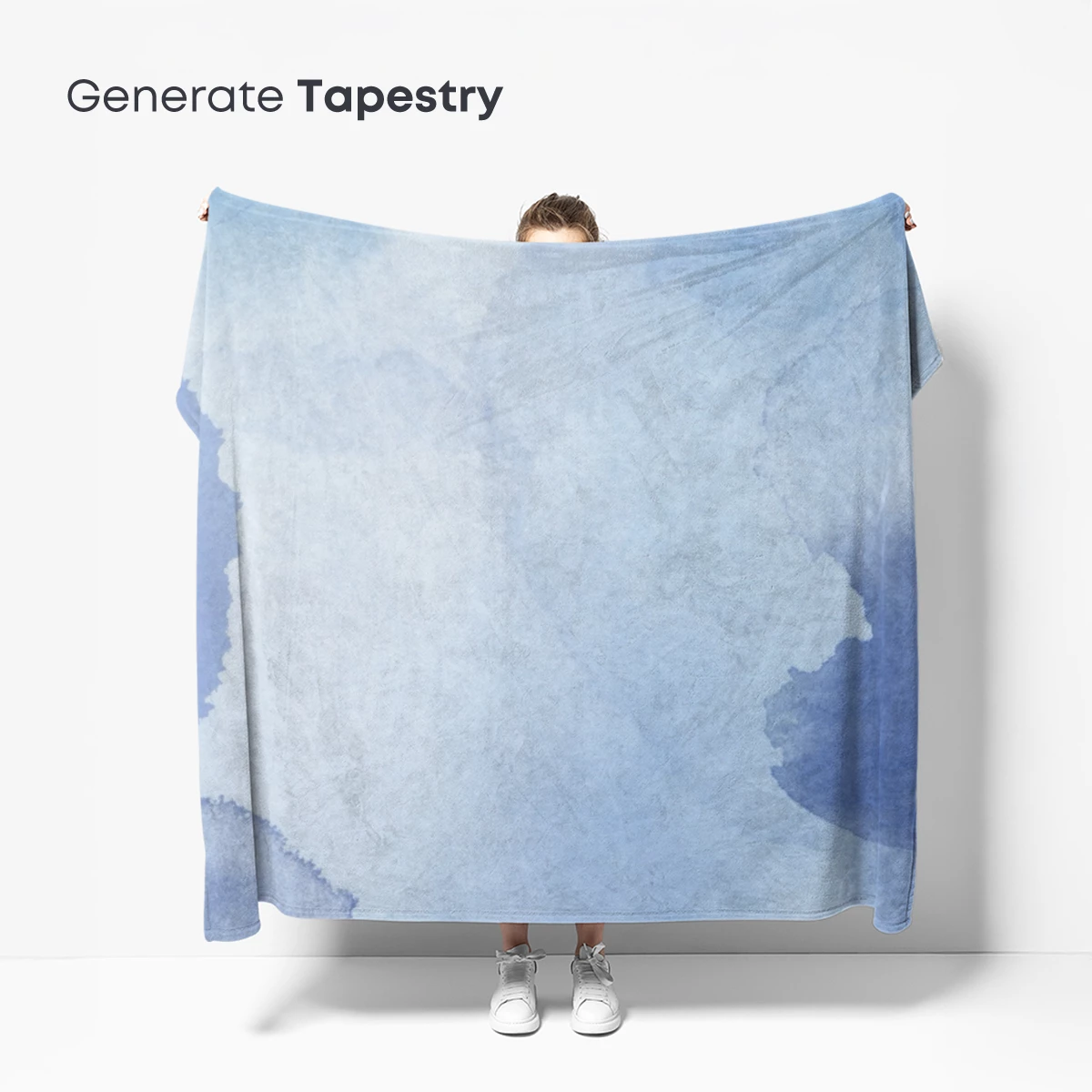 Ethereal Blue Watercolor Whispers - Image 5