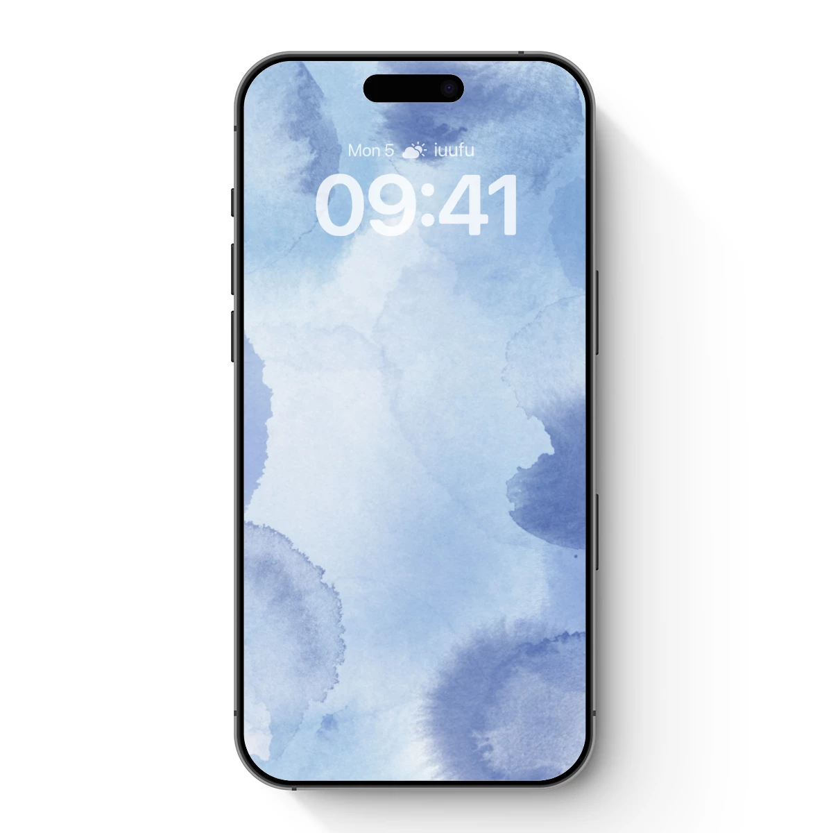 Ethereal Blue Watercolor Whispers