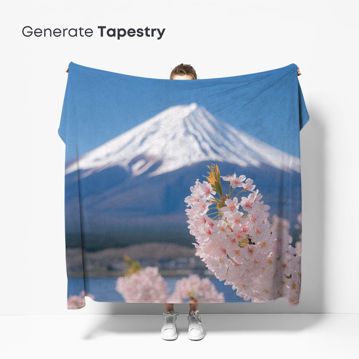 Fuji's Grace: Cherry Blossoms in Bloom - Image 5