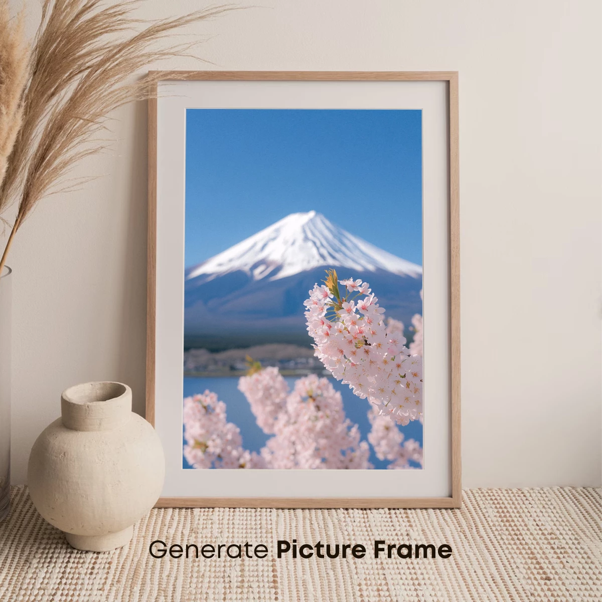 Fuji's Grace: Cherry Blossoms in Bloom - Image 7