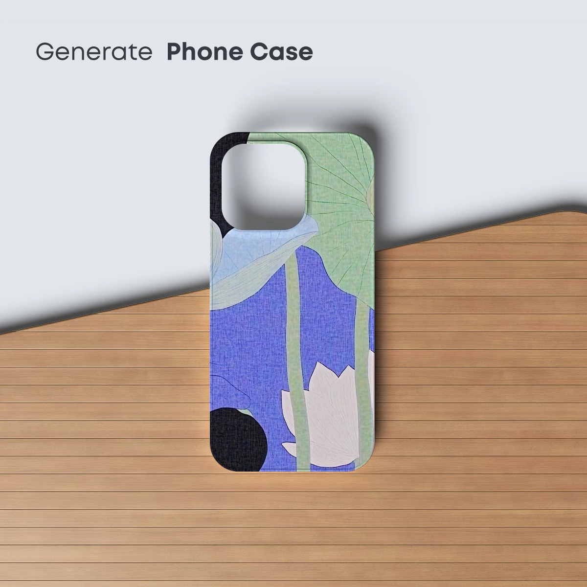 Lotus Serenity: Modern Floral Artistry - Image 3