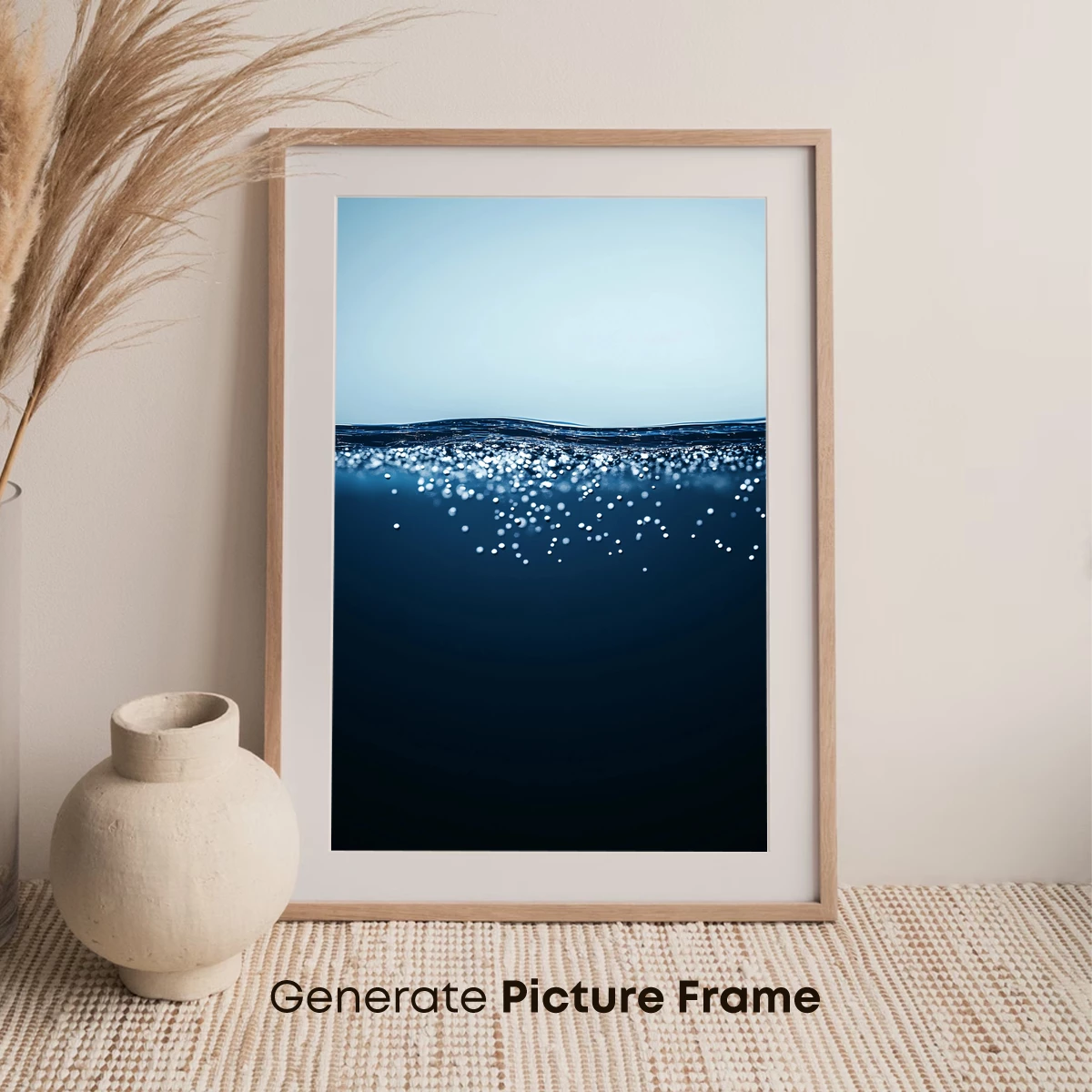 Deep Blue Serenity: Bubbles at Dawn - Image 7