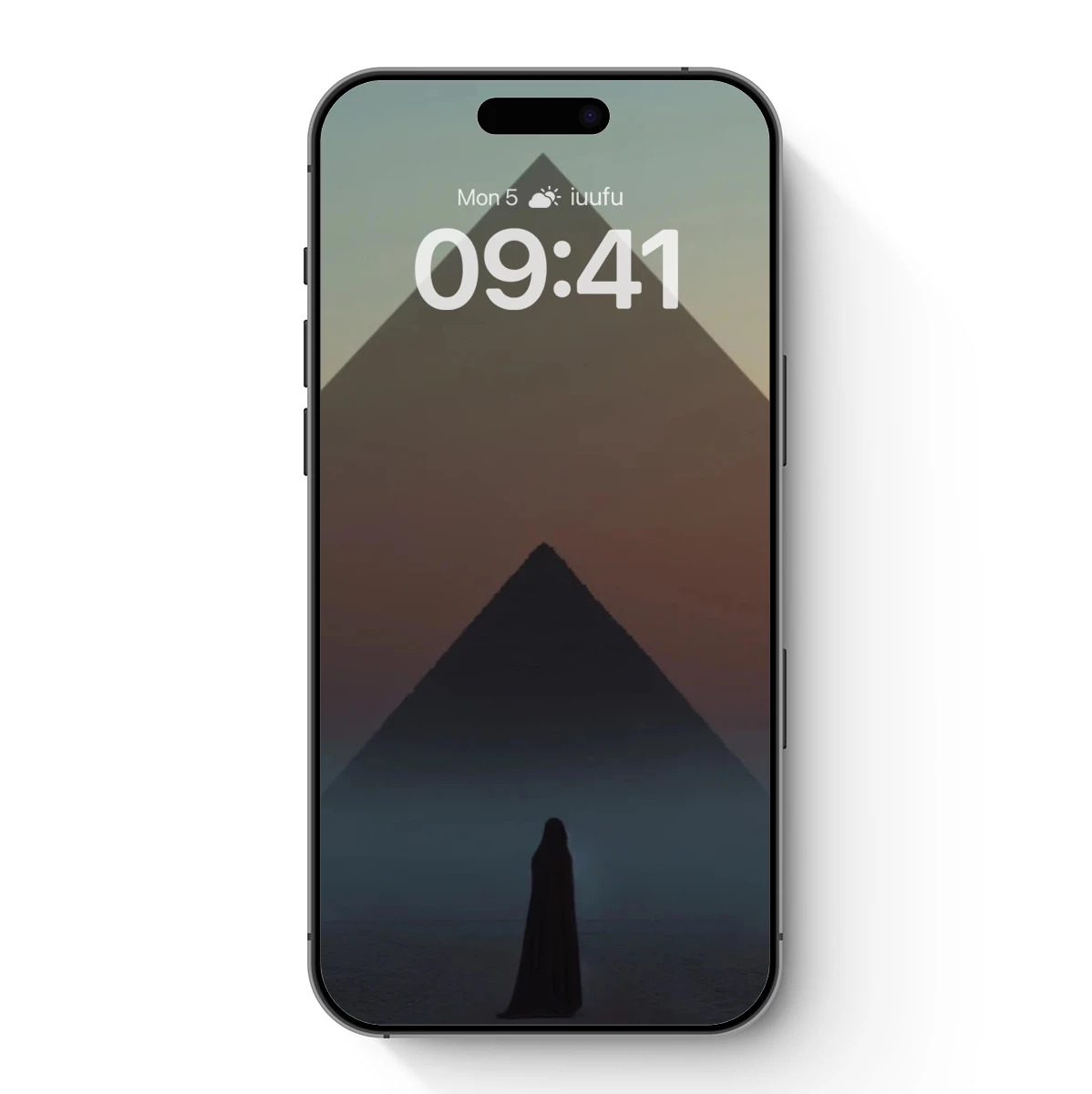 Eternal Pyramid Silhouettes at Dusk
