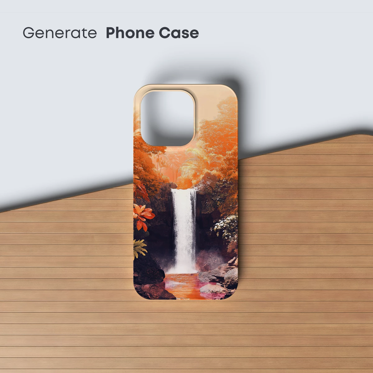 Autumnal Waterfall Serenade - Image 3