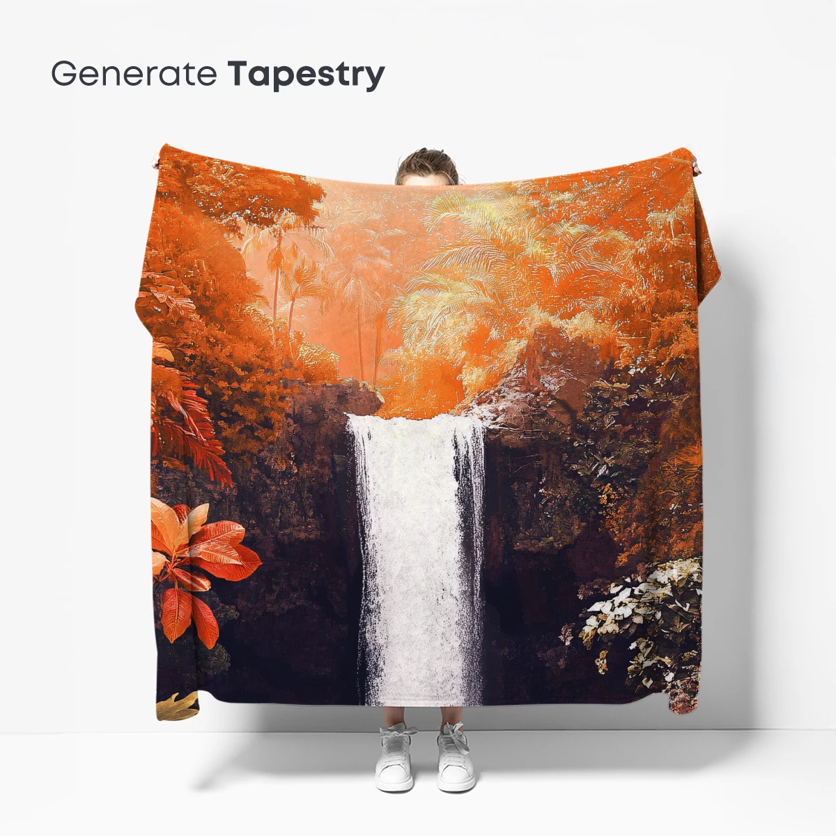 Autumnal Waterfall Serenade - Image 5