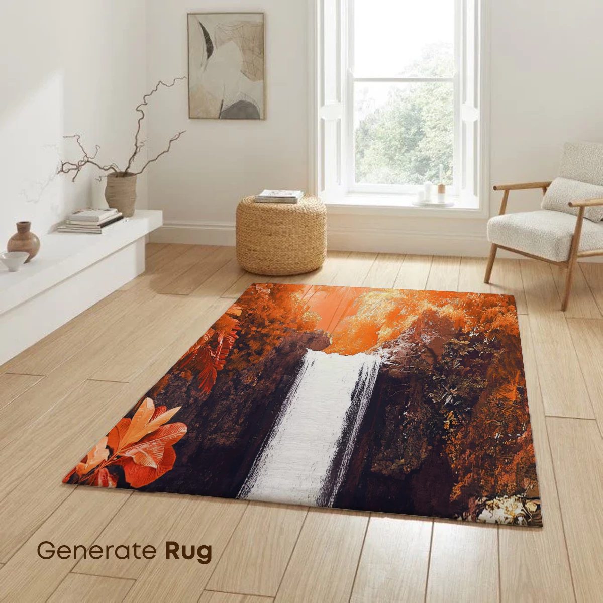 Autumnal Waterfall Serenade - Image 6