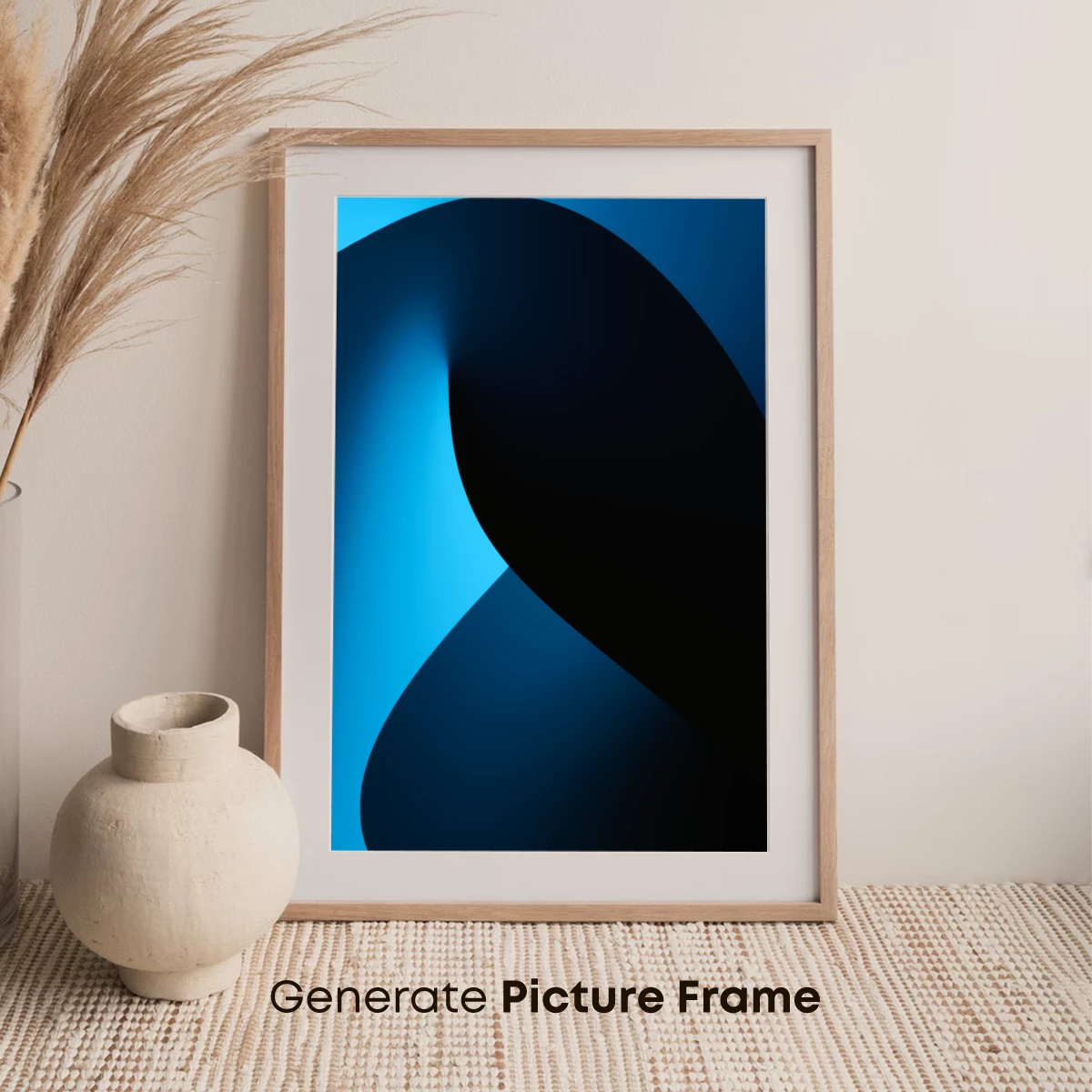 Ethereal Blue Abyss: A Study in Shadow and Light - Image 7