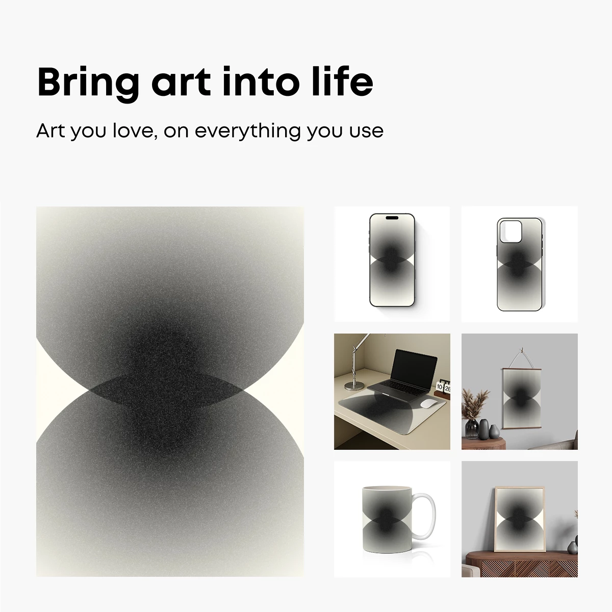 Eclipse of Shadows: Abstract Gradient Harmony - Image 2