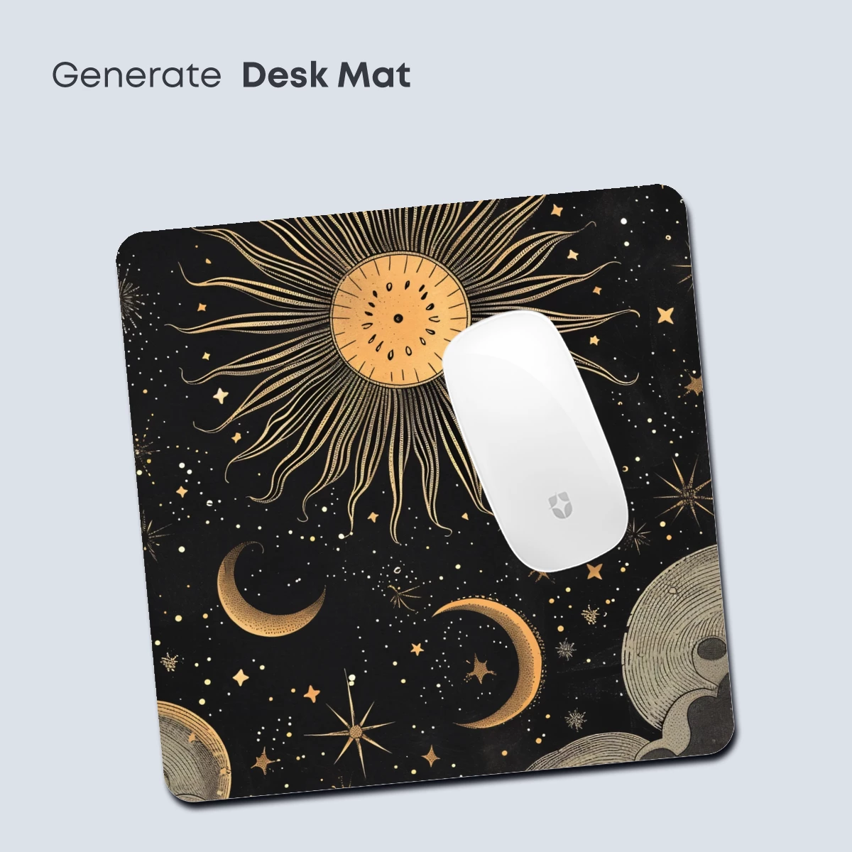 Celestial Symphony: Golden Sun and Moon Dance - Image 4