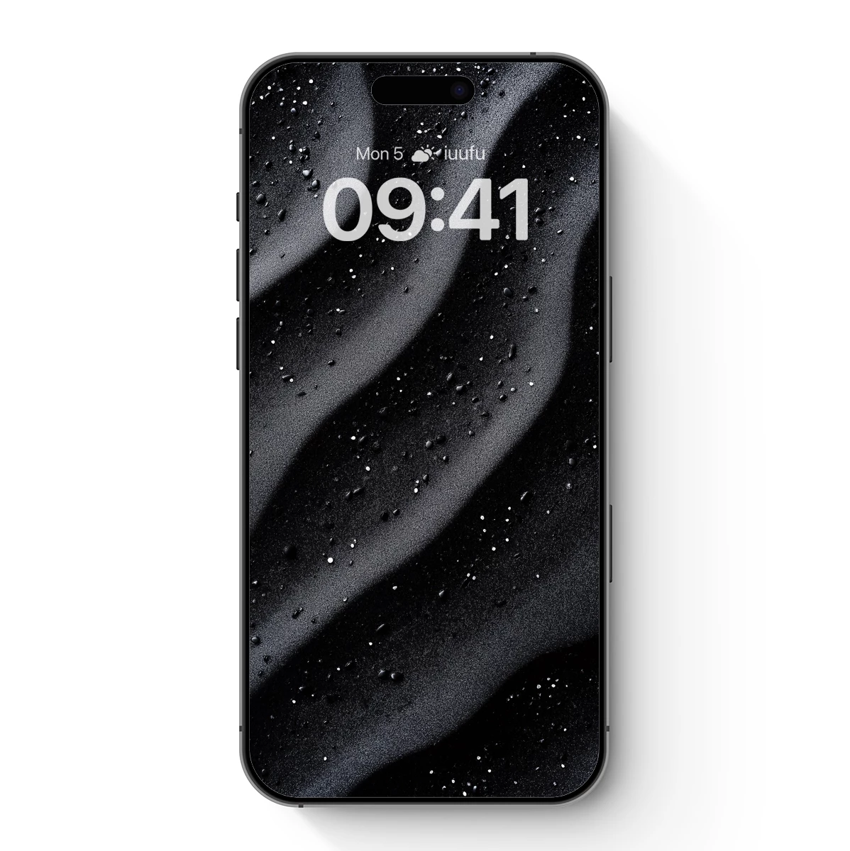 Ethereal Black Sands: Dewdrop Whispers