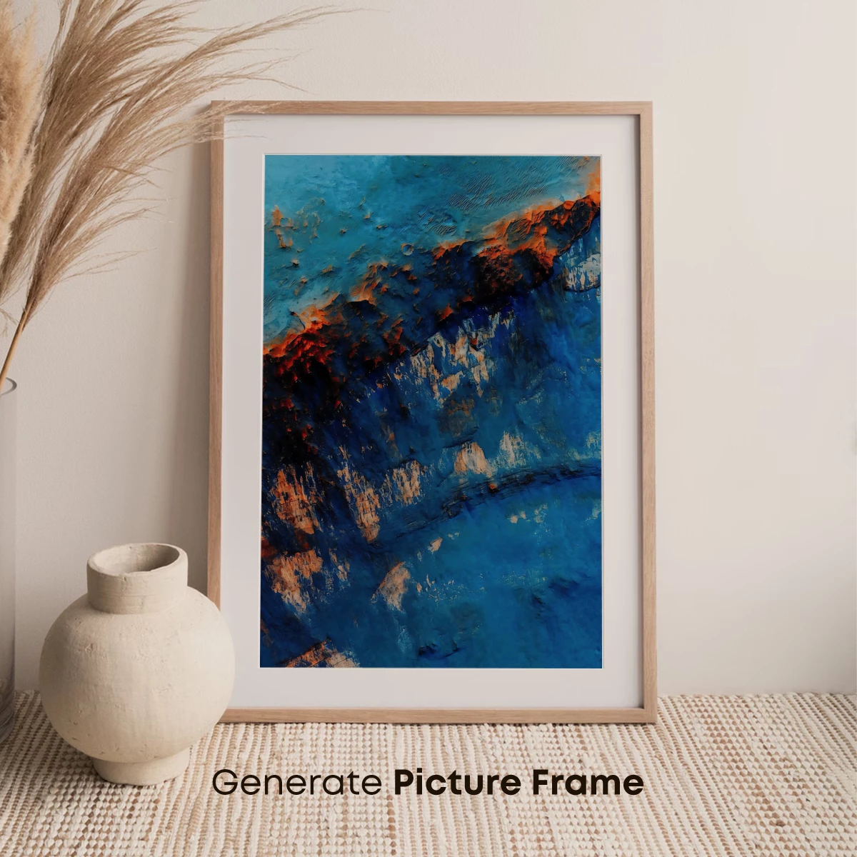 Crimson Tides: Abstract Oceanic Depths - Image 7