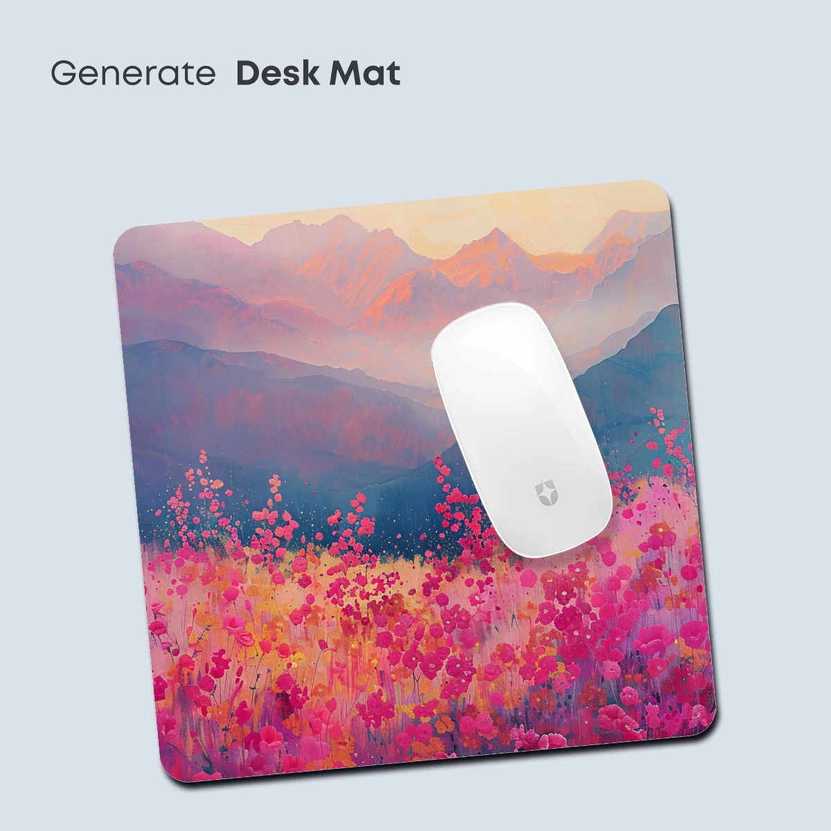 Mystic Mountain Meadow: A Floral Symphony at Dawn - Image 4