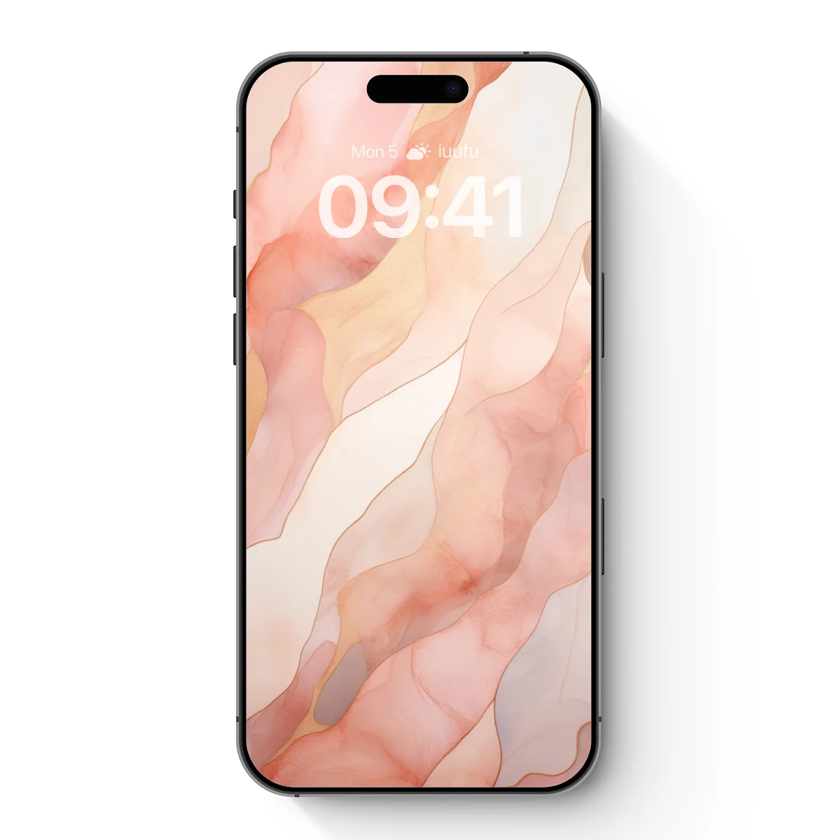 Blush Waves: Abstract Fluid Artistry