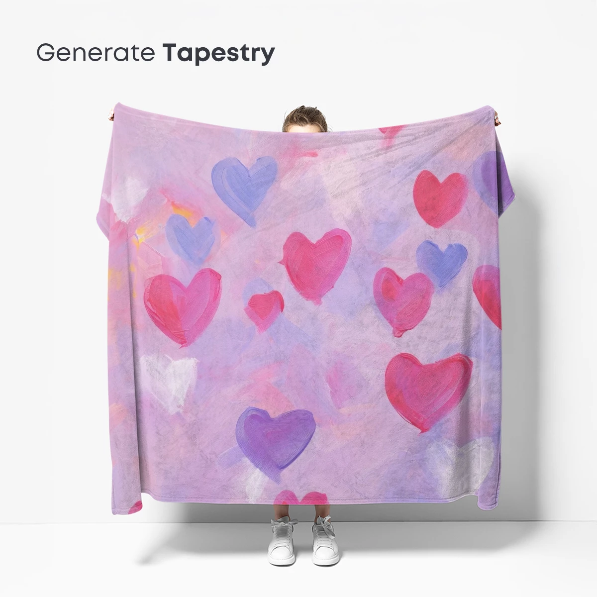 Pastel Heart Symphony: Abstract Love Palette - Image 5