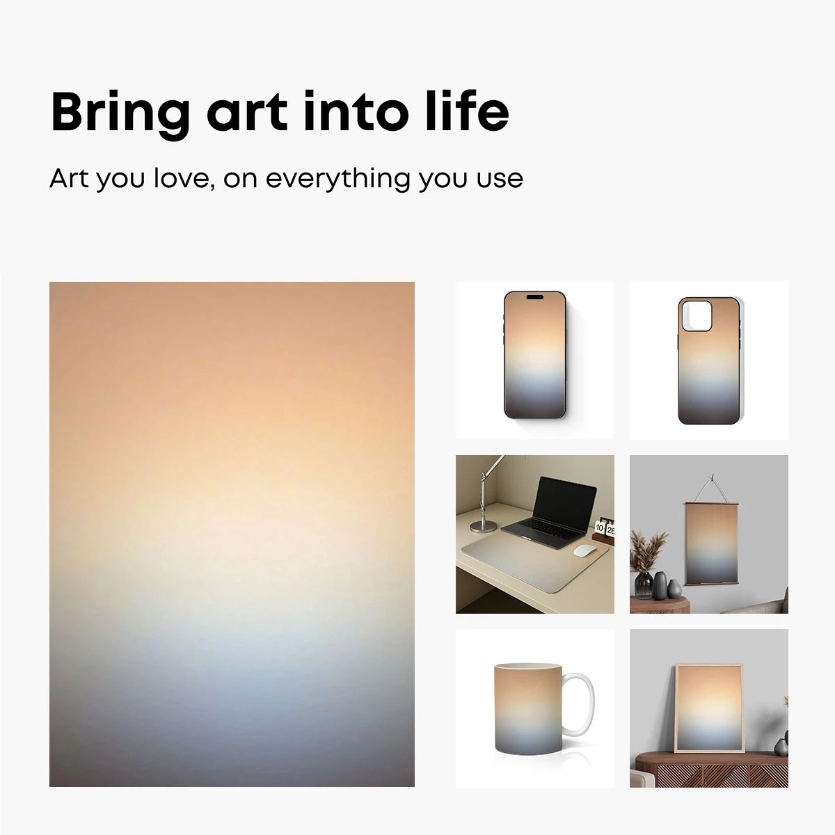 Gradient Serenity: A Study in Soft Light - Image 2