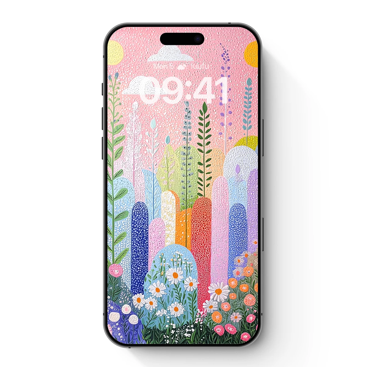 Enchanted Pastel Garden: Whimsical Floral Fantasy