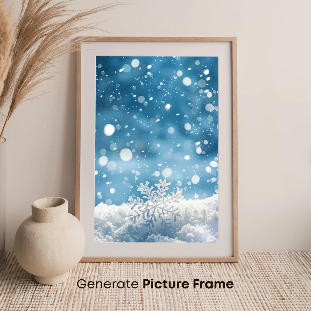 Frosty Snowflake Dream: Winter's Delicate Artistry - Image 7