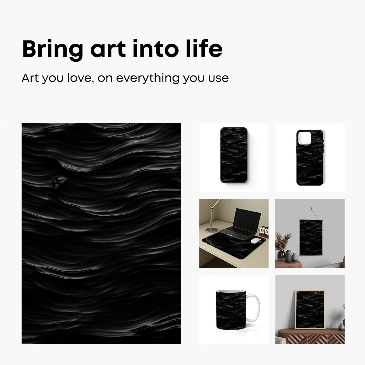 Ethereal Dark Waves: A Symphony of Shadows - Image 2