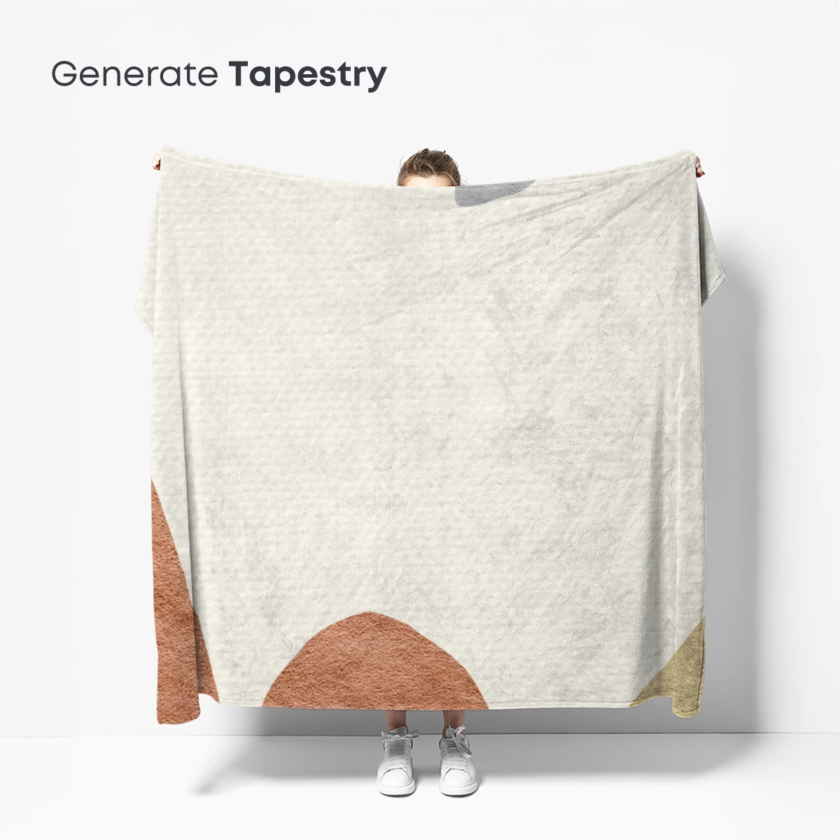 Abstract Canvas Symphony: Soft Tones and Bold Shapes - Image 5