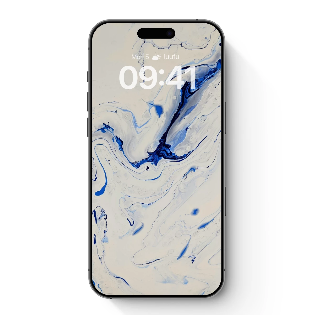 Ethereal Blue Whispers: Abstract Flow Art