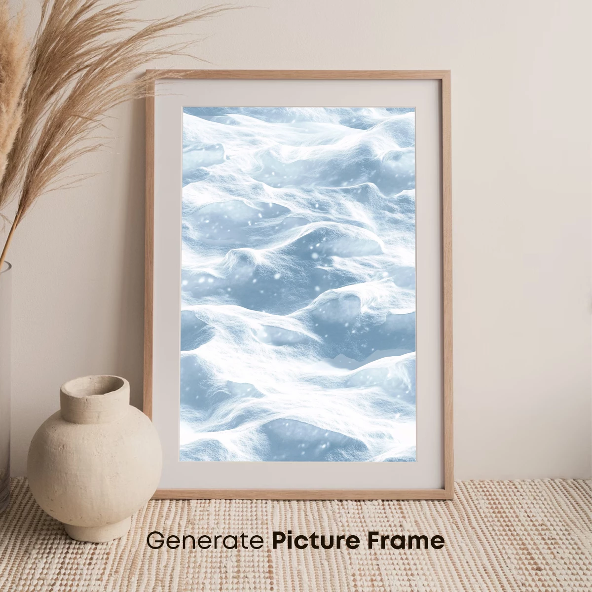 Ethereal Snowscape: Whispering Winter Waves - Image 7
