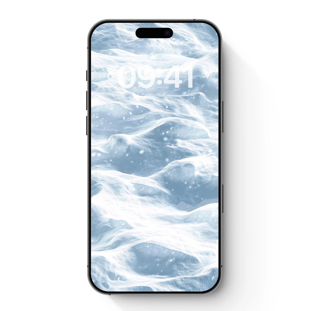 Ethereal Snowscape: Whispering Winter Waves