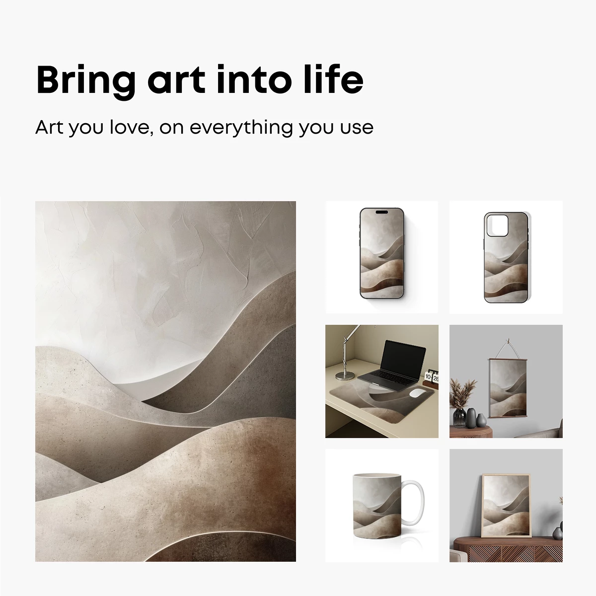 Fluid Concrete Waves: Abstract Sculptural Artistry - Image 2