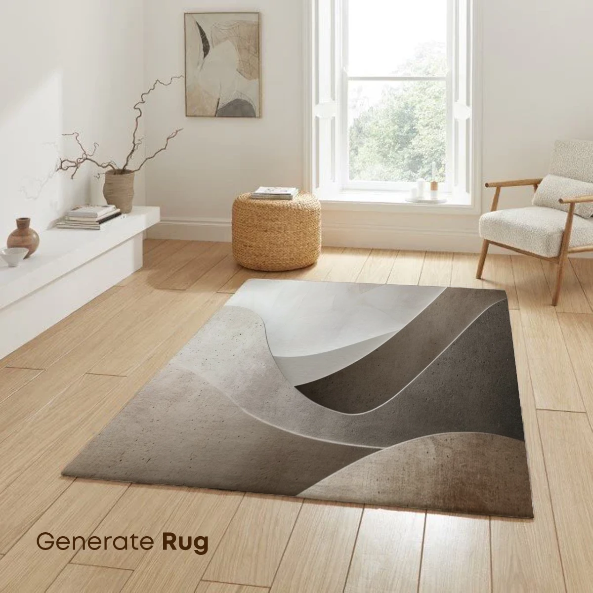 Fluid Concrete Waves: Abstract Sculptural Artistry - Image 6