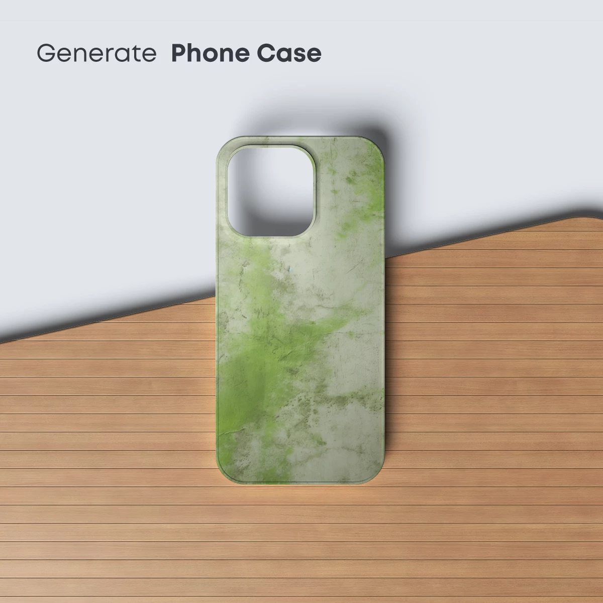 Ethereal Moss Whisper: Textured Green Abstract - Image 3