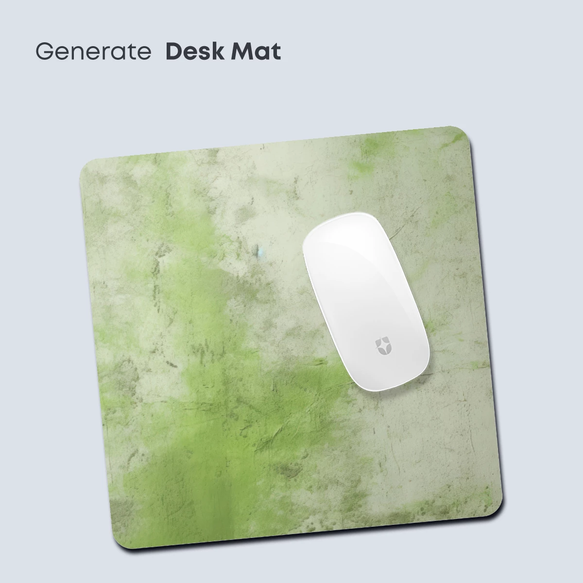 Ethereal Moss Whisper: Textured Green Abstract - Image 4