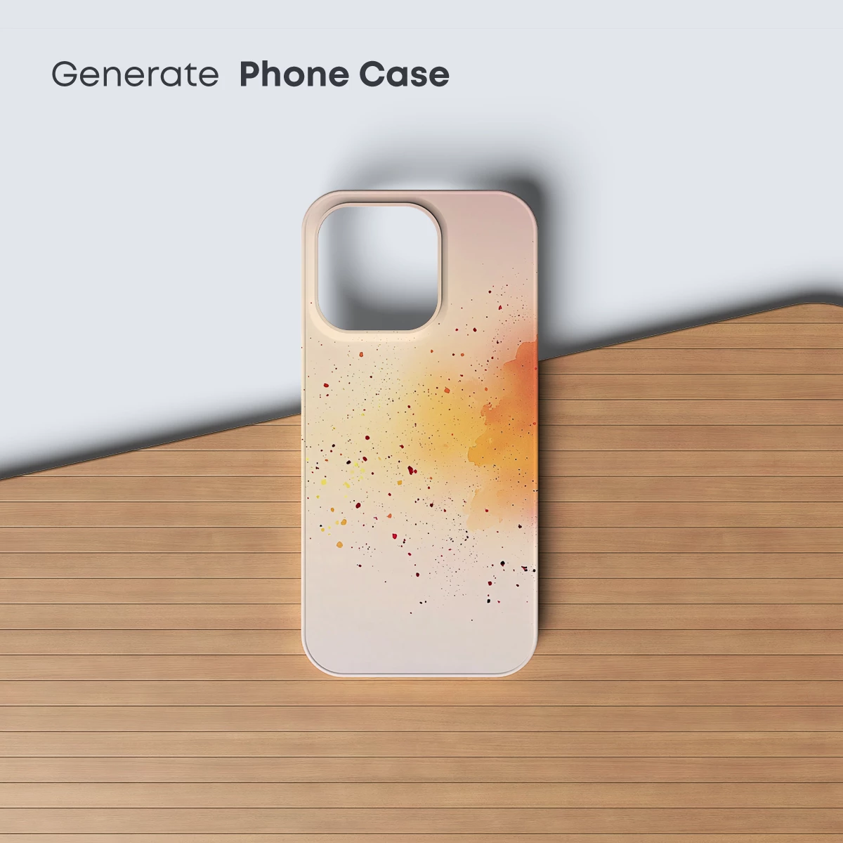 Abstract Splash: Fusion of Warm Hues and Dynamic Dots - Image 3