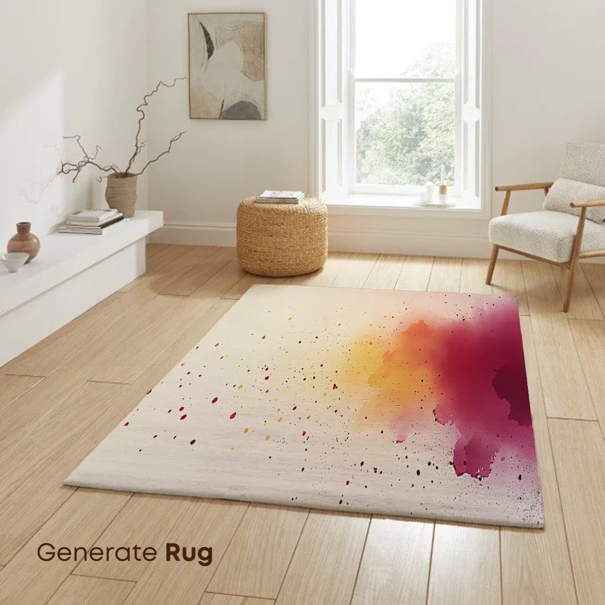 Abstract Splash: Fusion of Warm Hues and Dynamic Dots - Image 6